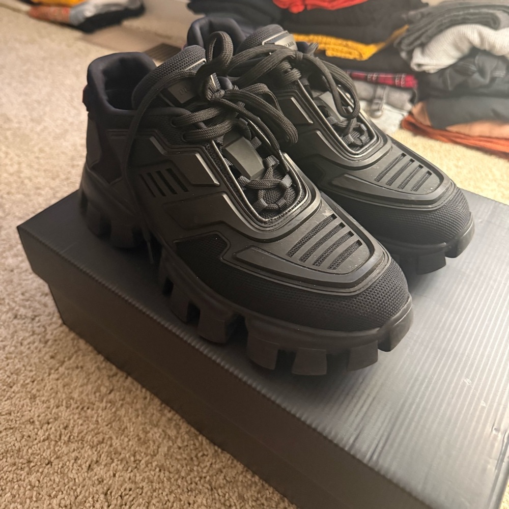 Prada Men's Black Chunky Sneakers - Picture 2 of 6